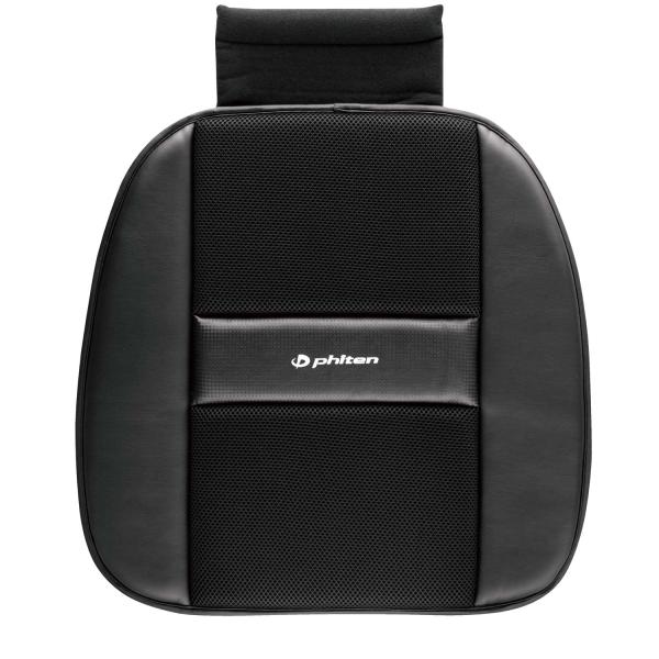 ボンフォーム(BONFORM) シートクッション ファイテンカーボン ヒップ用 45×45cm ブラック アクアチタン使用 低反発 馬蹄型 メッシュ素材 腰痛 疲労対策 phiten 5817-43BK ・カーボン生地にはファイテン社のロゴ...