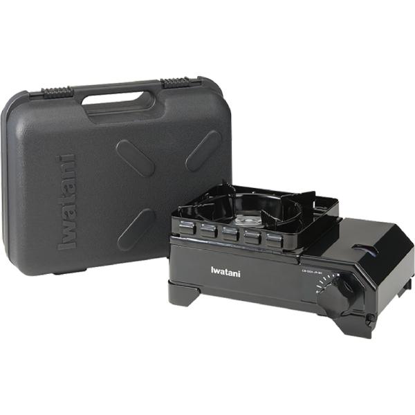 イワタニ Iwatani 岩谷 カセットフー タフまるジュニア ブラック ケース付き カセットコンロ バーベキューコンロ ガス キャンプ アウトドア BBQコンロ 日本製 CB-ODX-JR-BK ・[使用燃料]：イワタニカセットガスCB-...
