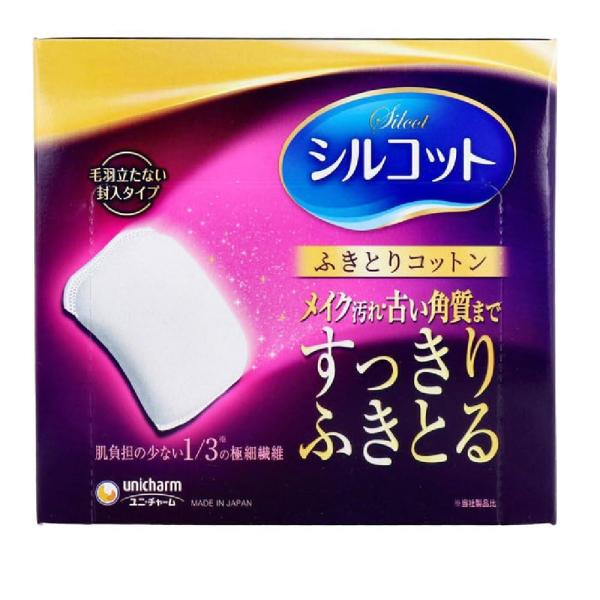 【お徳用 10 セット】 シルコット ふきとりコットン シルキー仕立て 32枚入×10セット
