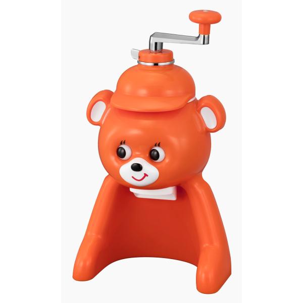 タイガー魔法瓶(TIGER) 氷削り器(かき氷器) きょろちゃん 復刻 ABF-G100DK オレンジ ・・氷がラクに削れるこだわり設計 ・氷ケースセットを取り外しても使えます！ ・専用製氷カップつき