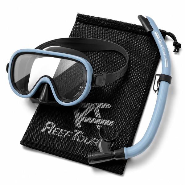リーフツアラー (REEF TOURER) メッシュバック付 シュノーケリングセット 10歳~大人用 パノラマ