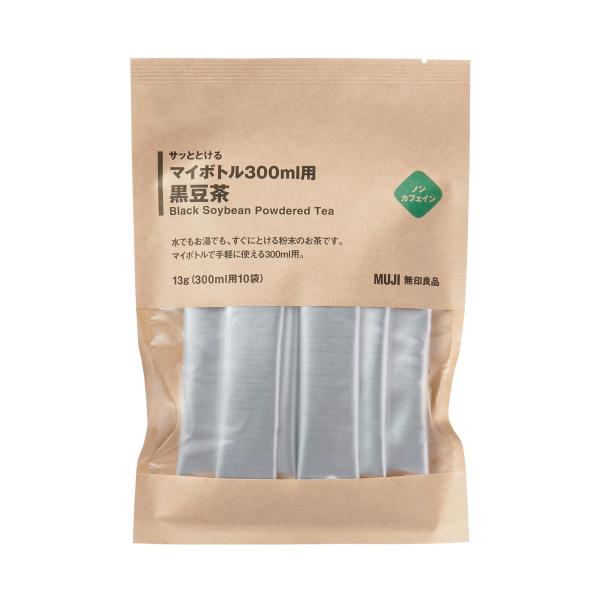 お茶 無印良品 サッととけるマイボトル300ml用 黒豆茶 ・13g (300ml用 1.3g×10袋) 12380696