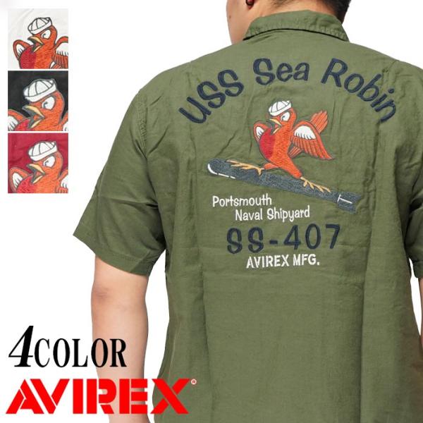 AVIREX（アヴィレックス） アビレックス シャツ 半袖 ミリタリー