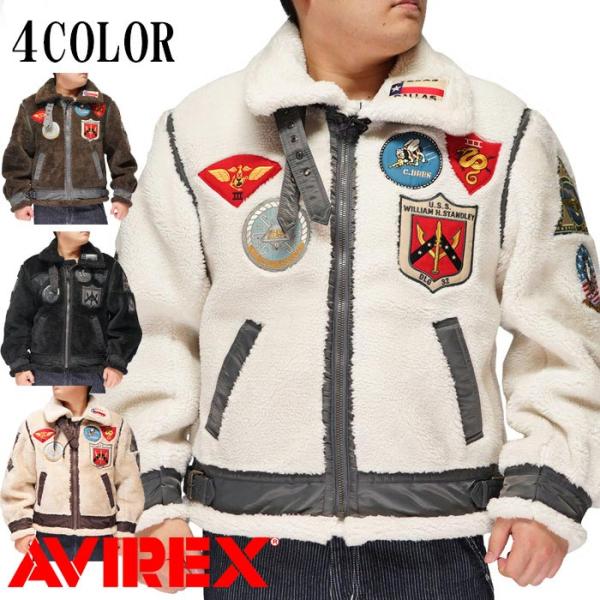 AVIREX（アヴィレックス） アビレックス ミリタリー レトロ ボア B-3