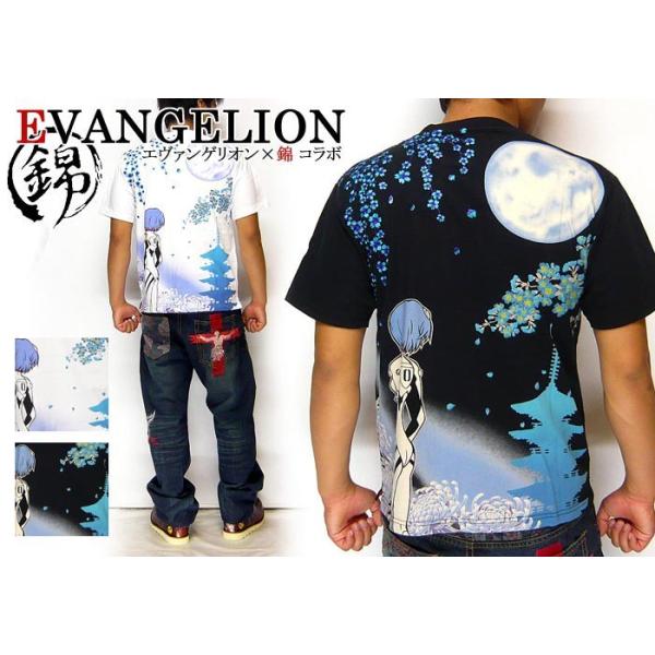 エヴァンゲリオン[Evangelion] × 錦コラボ 綾波レイ×桜古都 /和柄T