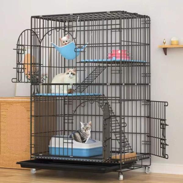 2023 猫ケージ 2段 幅69×奥行48×高さ106cm コンパクト
