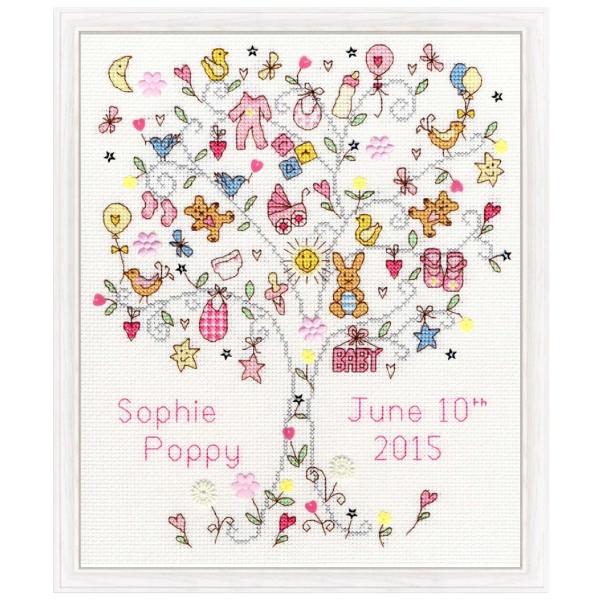 クロスステッチ 刺繍キット ラブベビーガール Bothy Threads Love baby