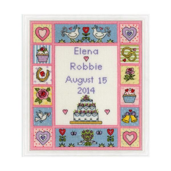 クロスステッチ 刺繍キット ラブブラッサム Bothy Threads Love Blossoms 日本語解説付き ウェルカムボード