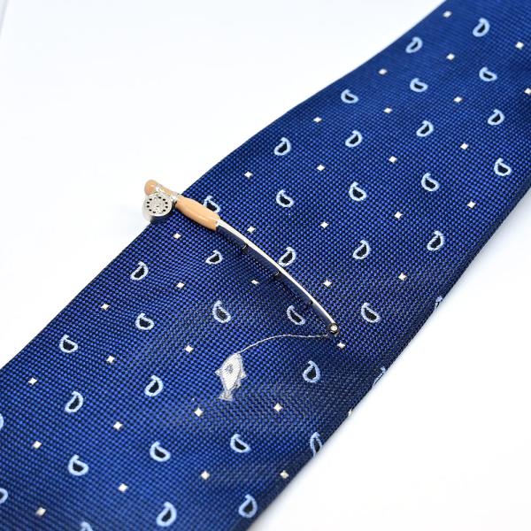 SWANK(スワンク) タイバー＆ネクタイセット 11(釣り・フライ) NT11 【北海道・沖縄・離島配送不可】 SWANK（スワンク） タイバー＆ネクタイセット 11（釣り・フライ