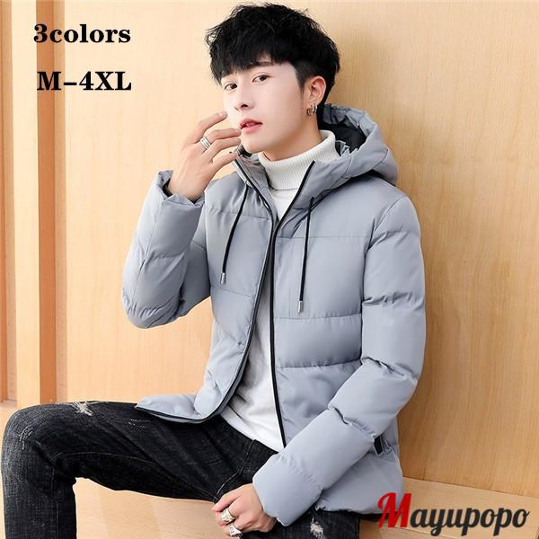 ダウンジャケット メンズ 中綿ジャケット ハイネック ブルゾン 冬