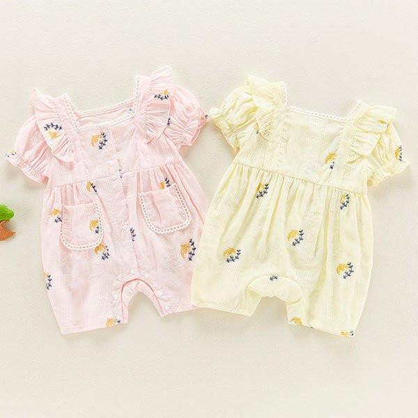 ベビー服 女の子 ボディスーツ ロンパース 花柄 半袖 可愛い 新生児 赤ちゃん ボディスーツ 姉妹 双子 出産祝い ベビー用品 コットン お出かけ 66 73 80 90 P マユポポ 通販 Yahoo ショッピング