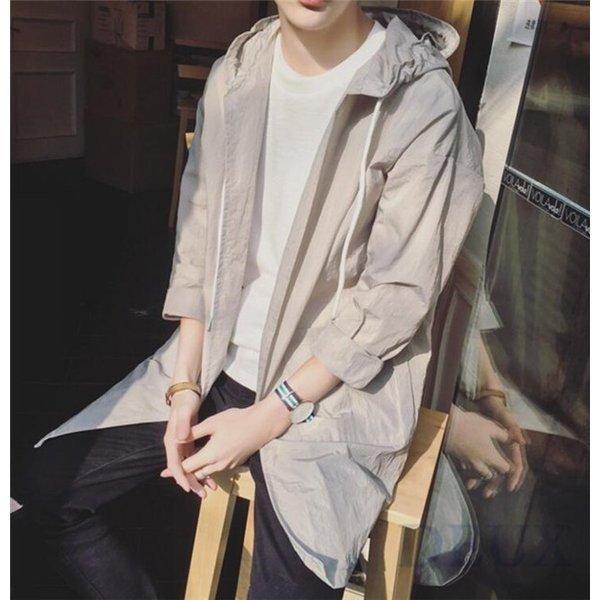 ラッシュガードメンズトレンチコート長袖uvカット夏サマーパーカージャケットライトアウターカーディガン P マユポポ 通販 Yahoo ショッピング