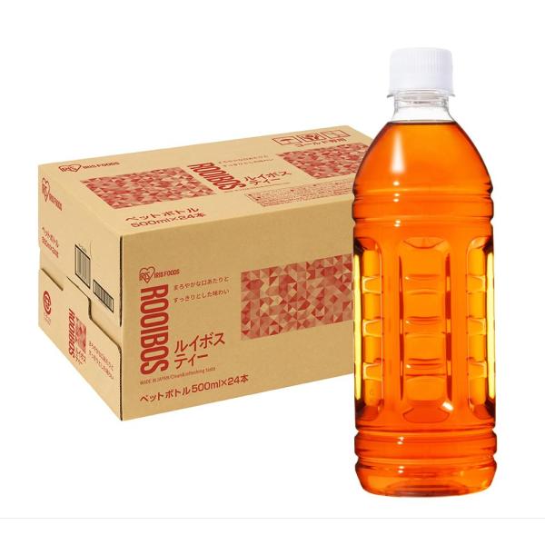 アイリスオーヤマ ルイボスティー ラベルレス 500ml ×24本 ルイボス茶