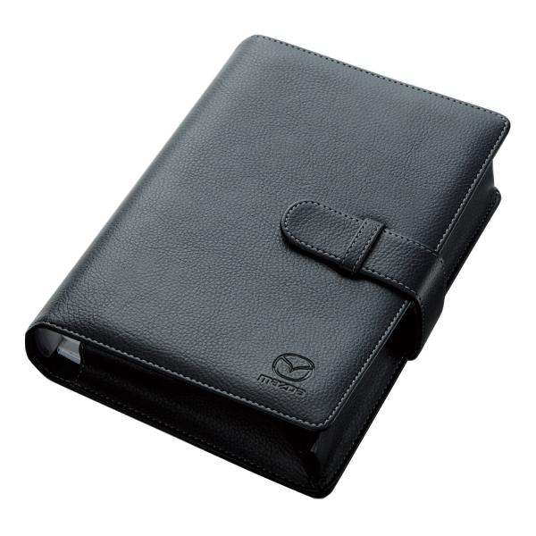 マツダ純正 車検証ケース 本革調 C901V9570 CX-80オーナー向け 書類収納