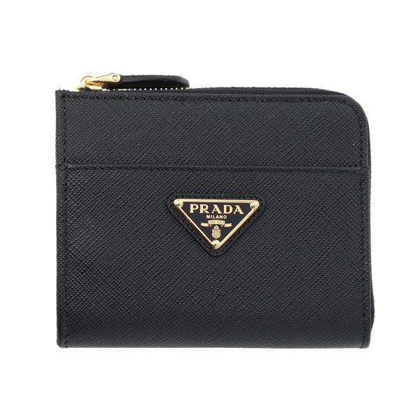 プラダ PRADA コインケース コンパクトウォレット ブラック レディース 1ml060-qhh-f0002