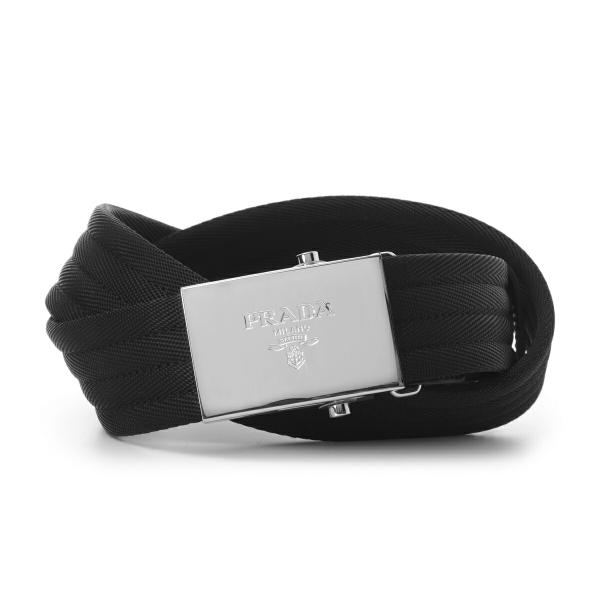 PRADA ブラック ナイロン ベルト 2CN003 PRADA（プラダ） ベルト ブラック メンズ 2cn003-84m-f0002 : モダン