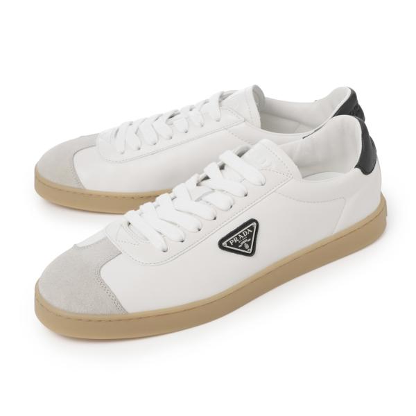 PRADA プラダ スニーカー LANE 大きいサイズあり ホワイト メンズ