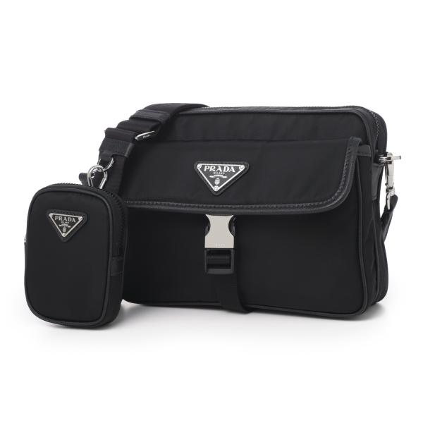 PRADA ボディバッグ ブラック PRADA（プラダ） ボディバッグ RE-NYLON BAM BAG 1BL034 OOO R064