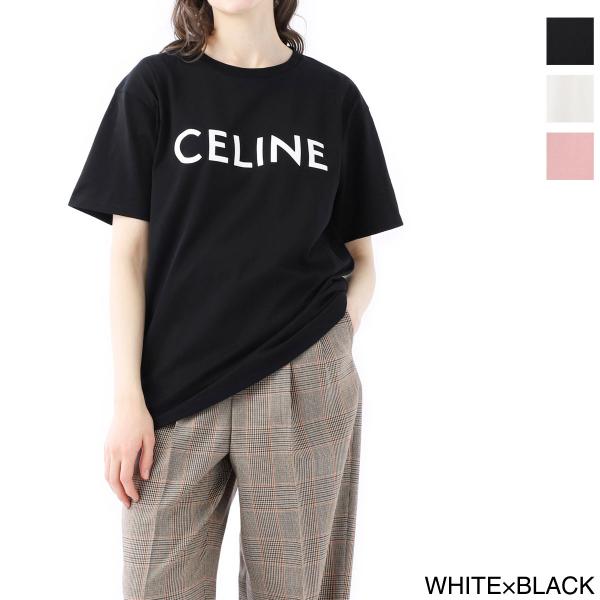 セリーヌ CELINE クルーネックTシャツ レディース 2x764-671q-38aw