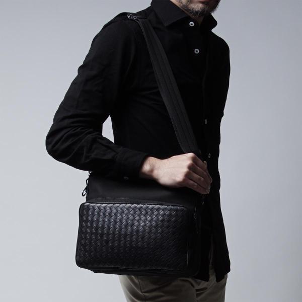 ボッテガヴェネタ Bottega Veneta メッセンジャー バッグ 日本限定 メンズ レザー 自転車 メッセンジャーバッグ 革 バイク