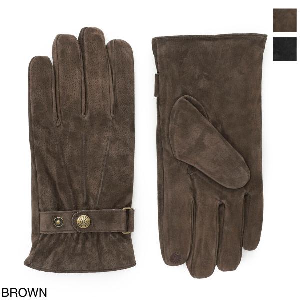 DENTS（デンツ） ピッグスエード レザーグローブ メンズ 5-1526-brown