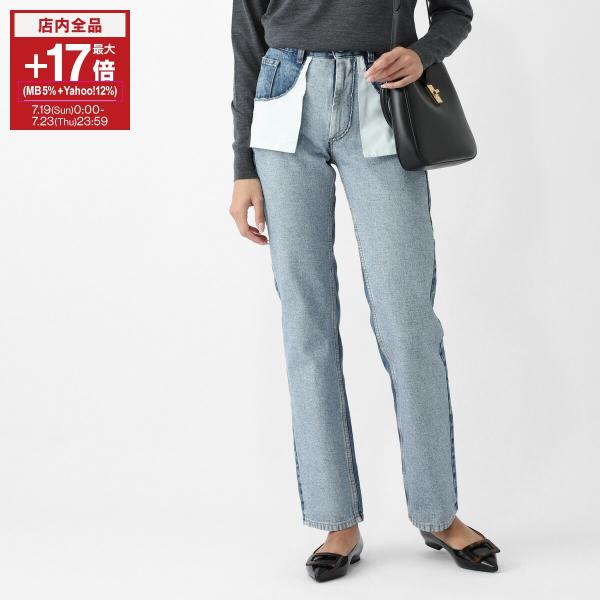 メゾンマルジェラ デニムジーンズストレート 38レディース MM6 デニム ジーンズ マルジェラ エムエムシックス Maison Margiela