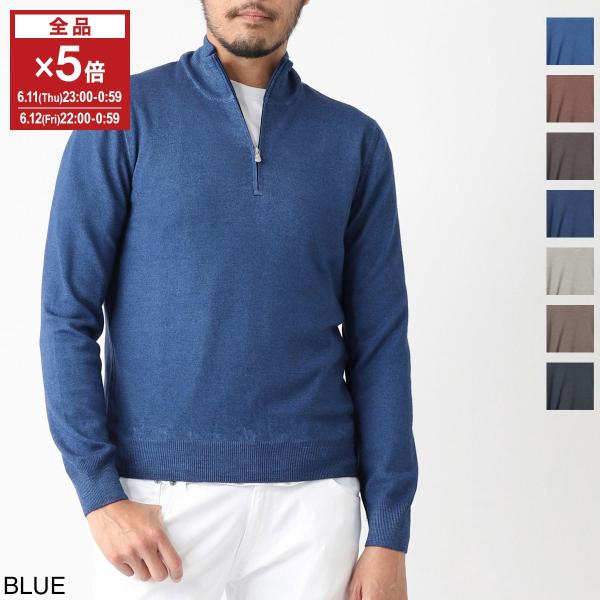 トップス MASA Gran Sasso（グランサッソ） ハーフジップニット VINTAGE 大きいサイズ
