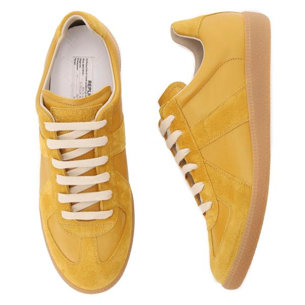 メゾンマルジェラ Maison Margiela スニーカー REPLICA SNEAKERS 大きいサイズあり イエロー メンズ  s57ws0236-p1895-h9141