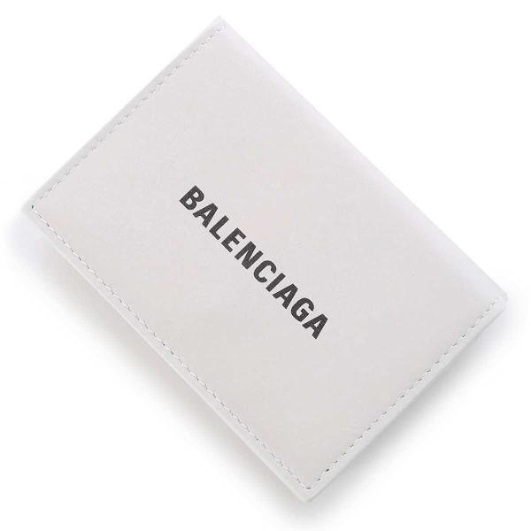 安い バレンシアガ Balenciaga 3つ折り財布 小銭入れ付き Cash 1i313 9060 メンズ ホワイト Mini Wallet