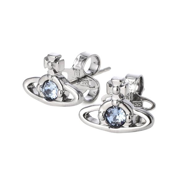 ヴィヴィアンウエストウッド ピアス Vivienne Westwood 両耳 NANO SOLITAIRE EARRINGS シルバー レディース