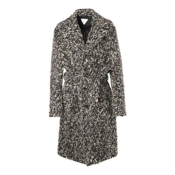 【極美品】ボッテガヴェネタ　22aw　ベルテッド　カシミヤコート　フードコート 極美品】ボッテガヴェネタ 22aw ベルテッド カシミヤコート