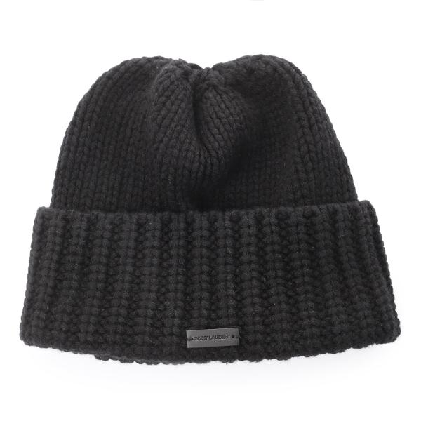 SAINT LAURENT サンローラン ニットキャップ ビーニー ブラック