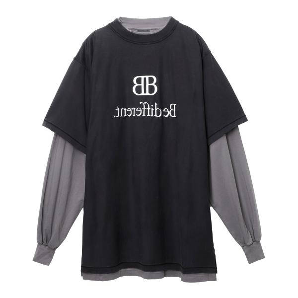 BALENCIAGA（バレンシアガ） クルーネックカットソー ブラック メンズ