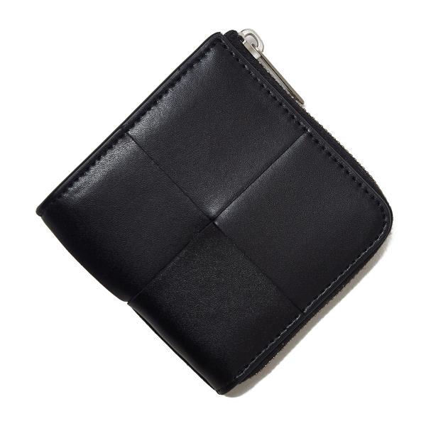 美品 BOTTEGA VENETA 財布 ブラック ケース ブラック 黒 BOTTEGA VENETA（ボッテガ・ヴェネタ） BOTTEGA VENETA 2つ折り財布