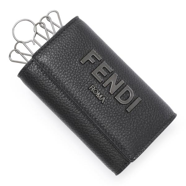FENDI（フェンディ） キーケース ブラック メンズ 7ap011-ala8-f1z35
