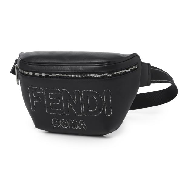FENDI（フェンディ） ボディバッグ ベルトバッグ ブラック メンズ