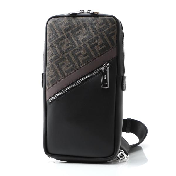 フェンディ Fendi ボディバッグ バックパック 7vz033 xs F199b 流行のアイテム ブラウン メンズ