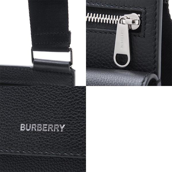 バーバリー Burberry ショルダーバッグ 高価値 Atticus メンズ ブラック クロスボディバッグ Black