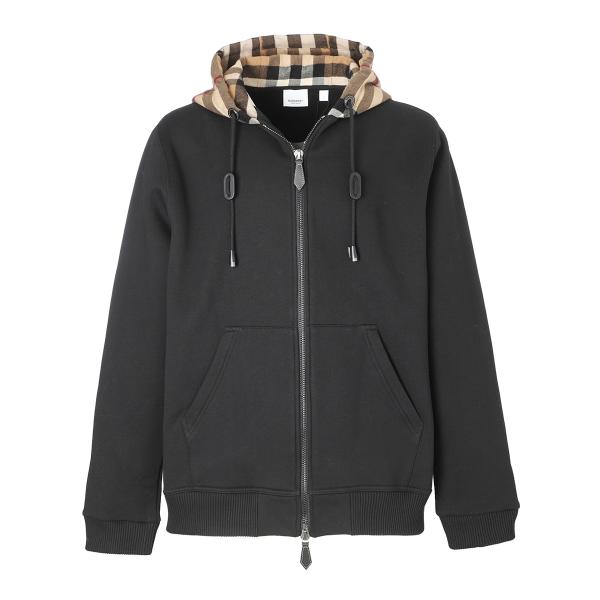 BURBERRY（バーバリー） ジップアップパーカ ブラック メンズ 8048026