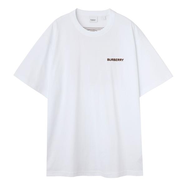 バーバリー BURBERRY クルーネックTシャツ ホワイト メンズ 8057549-white バーバリー BURBERRY クルーネックTシャツ ホワイト メンズ 8057549-white