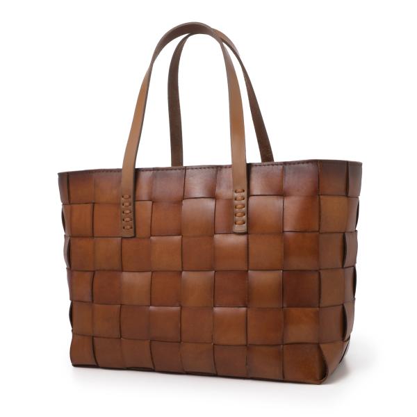 【美品】ドラゴンディフュージョン トートバッグ セントクリストファー ブラウン 美品】ドラゴンディフュージョン トートバッグ セントクリストファー