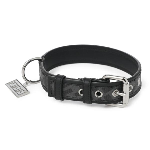 フェンディ FENDI 犬用首輪 ドッグカラー ブラック 8ac016-a8v3-f0gxn