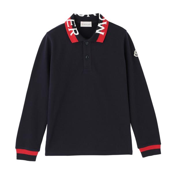 MONCLER ポロシャツ ブルー S MONCLER モンクレール ポロシャツ メンズ 8a00021-89a16-77x