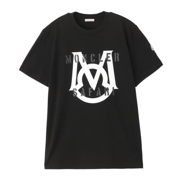 モンクレール MONCLER クルーネックTシャツ ブラック メンズ 8c00051-8390t-999 モンクレール MONCLER クルーネックTシャツ ブラック メンズ 8c00051-8390t-999