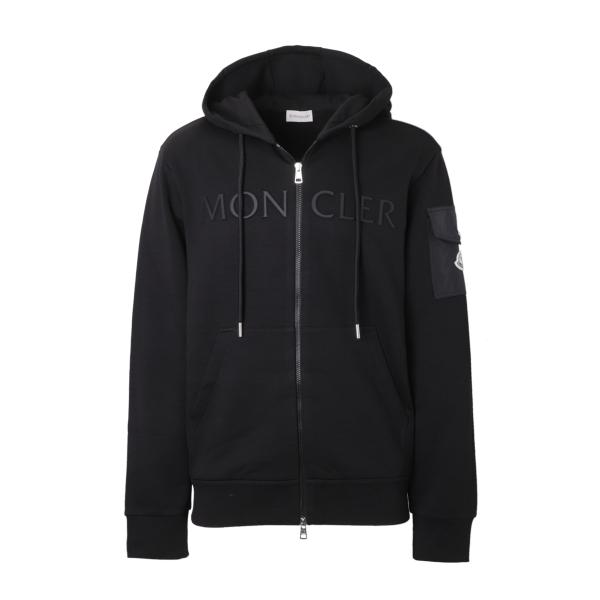 MONCLER（モンクレール） ジップアップパーカ ブラック メンズ 8g00006