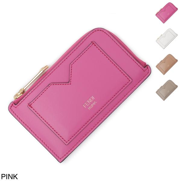 新品未使用品　FENDI カードケース　ピンク FENDI フェンディ カードケース FF DIAMOND レディース 8m0489