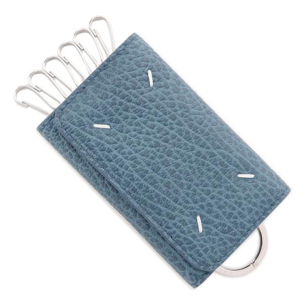 新品 マルジェラ 23ss キーケース 小物 スカイブルー 水色 6799 新品 マルジェラ 23ss キーケース 小物 スカイブルー 水色 6799