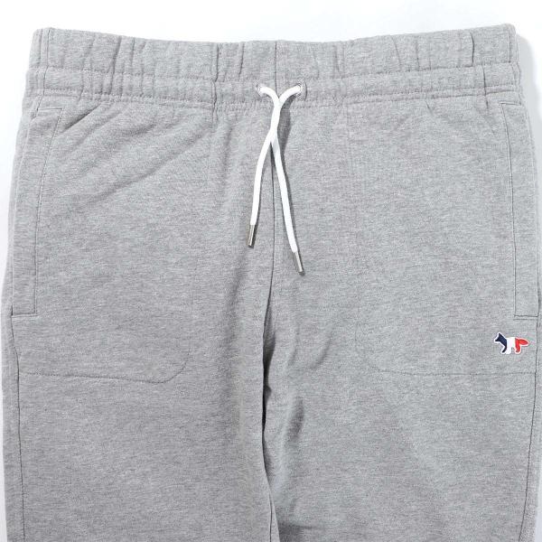 メゾンキツネ Maison Kitsune スウェットパンツ Classic Jog メンズ Amkm0001 Grm Patch Fox Tricolor スーパーsale セール期間限定 Pant