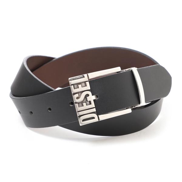 DIESEL ベルト　B-TLT Ⅱ X09712 95サイズ　ブラック B-SHIFT II｜メンズ｜レザーベルト｜ブラック/ブラウン