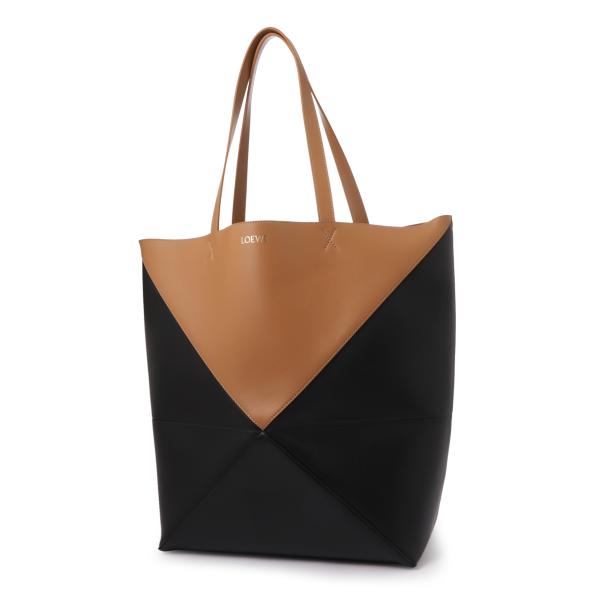 LOEWE（ロエベ） トートバッグ PUZZLE TOTE LARGE BICOLOR ブラック